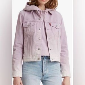 Levi’s Original Lavender Ombré Trucker Jean Jacket